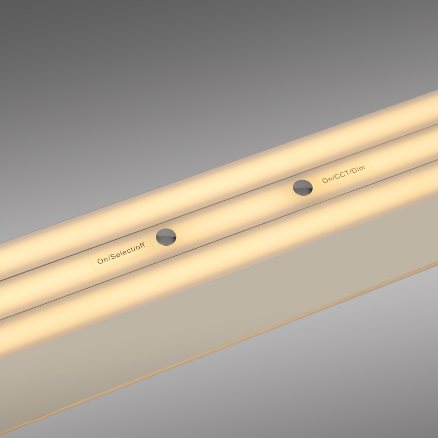 Schöner Wohnen 12577-39 - ADRIANA ROUND himmennettävä LED-riippuvalaisin kaapelilla 2xLED/24W/230V 2700/3000/3500/4000/5000K 160 cm harmaa