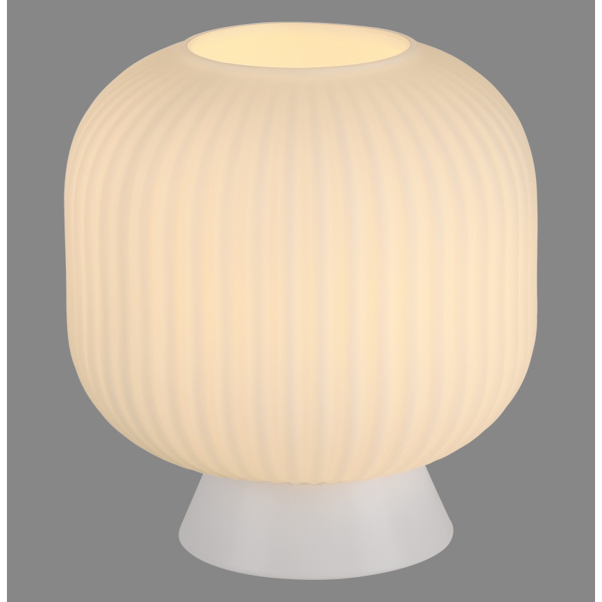 Schöner Wohnen 13573-16 - pöytävalaisin NAMI 1xE27/25W/230V valkoinen