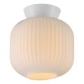 Schöner Wohnen 13574-16 - NAMI-kattovalaisin 1xE27/25W/230V, halkaisija 20 cm, valkoinen