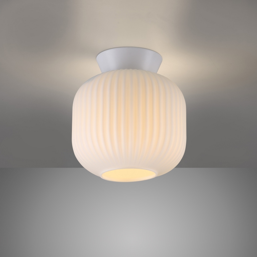 Schöner Wohnen 13574-16 - NAMI-kattovalaisin 1xE27/25W/230V, halkaisija 20 cm, valkoinen