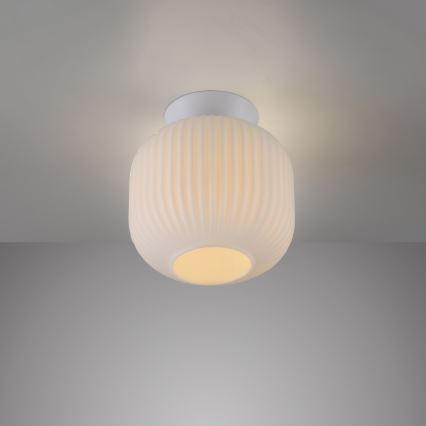 Schöner Wohnen 13574-16 - NAMI-kattovalaisin 1xE27/25W/230V, halkaisija 20 cm, valkoinen