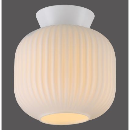 Schöner Wohnen 13574-16 - NAMI-kattovalaisin 1xE27/25W/230V, halkaisija 20 cm, valkoinen