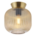 Schöner Wohnen 13574-27 - Kattovalaisin NAMI 1xE27/25W/230V pr. 20 cm kultainen/beige/savunharmaa