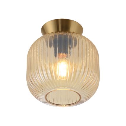 Schöner Wohnen 13574-27 - Kattovalaisin NAMI 1xE27/25W/230V pr. 20 cm kultainen/beige/savunharmaa