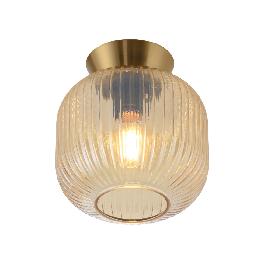 Schöner Wohnen 13574-27 - Kattovalaisin NAMI 1xE27/25W/230V pr. 20 cm kultainen/beige/savunharmaa