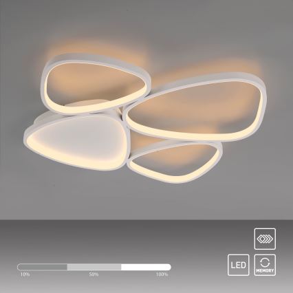 Schöner Wohnen 14038-16 - LED himmennettävä kattovalaisin PEBBLES LED/35,5W/230V valkoinen