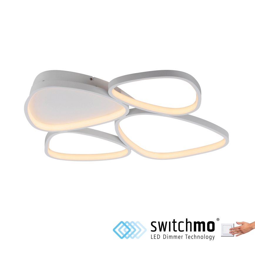 Schöner Wohnen 14038-16 - LED himmennettävä kattovalaisin PEBBLES LED/35,5W/230V valkoinen