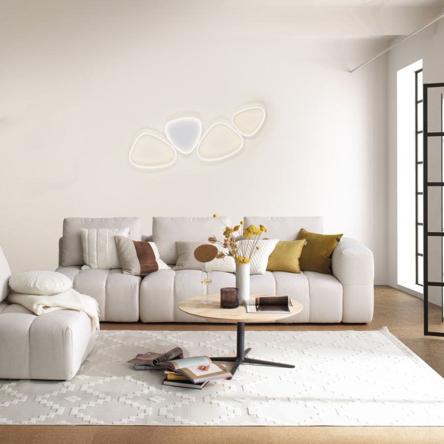 Schöner Wohnen 14039-16 - himennettävä LED-kattovalaisin PEBBLES LED/35,5W/230V valkoinen