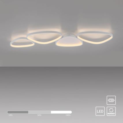 Schöner Wohnen 14039-16 - himennettävä LED-kattovalaisin PEBBLES LED/35,5W/230V valkoinen