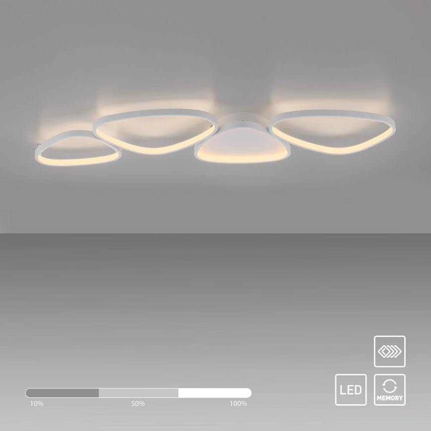 Schöner Wohnen 14039-16 - himennettävä LED-kattovalaisin PEBBLES LED/35,5W/230V valkoinen