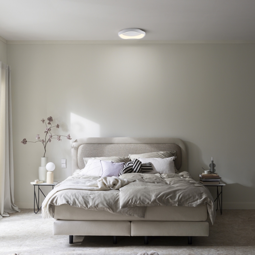 Schöner Wohnen 14233-16 - LED himmennettävä kattovalaisin MONTA LED/21W/230V halkaisija 40 cm valkoinen