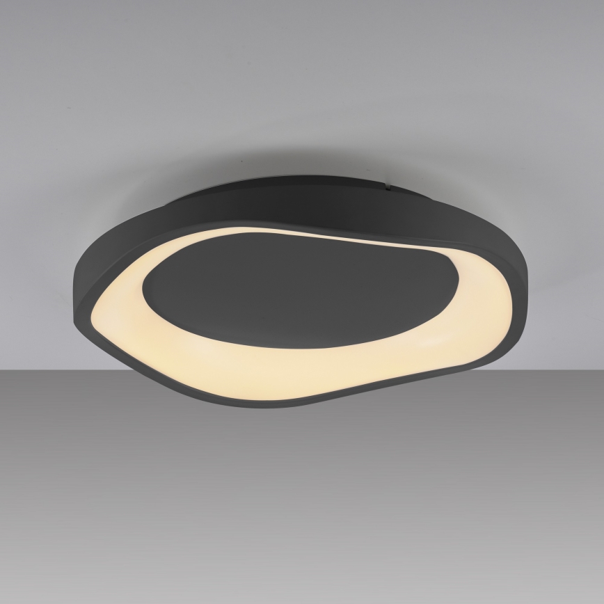 Schöner Wohnen 14233-18 - Himennettävä LED-kattovalaisin MONTA LED/21W/230V, halkaisija 40 cm, musta