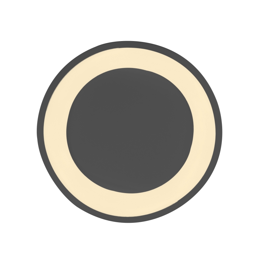 Schöner Wohnen 14233-18 - Himennettävä LED-kattovalaisin MONTA LED/21W/230V, halkaisija 40 cm, musta