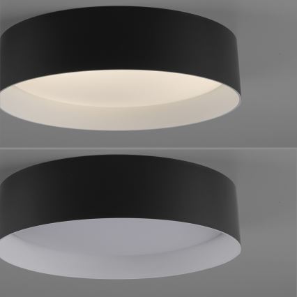 Schöner Wohnen 14593-18 - Himennettävä LED-kattovalaisin TAVOLI LED/10W/230V 2700-6500K halkaisija 28,5 cm musta + kaukosäädin