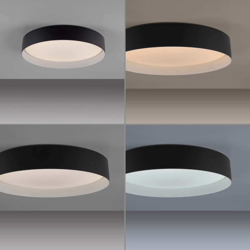 Schöner Wohnen 14594-18 - Himmennettävä LED-kattovalaisin TAVOLI LED/20W/230V 2700-6500K Ø 39 cm musta + kauko-ohjain