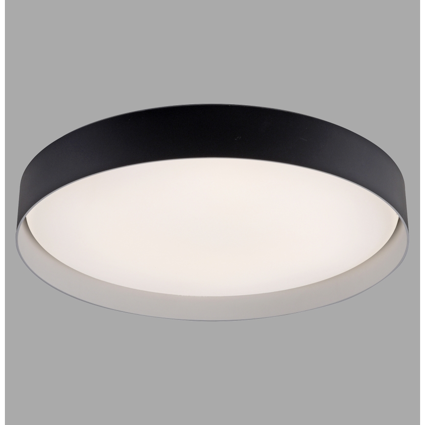 Schöner Wohnen 14595-18 - Himmennettävä LED-kattovalaisin TAVOLI, 34 W, 230 V, 2700–6500 K, Ø 49 cm, musta + kaukosäädin