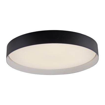 Schöner Wohnen 14595-18 - Himmennettävä LED-kattovalaisin TAVOLI, 34 W, 230 V, 2700–6500 K, Ø 49 cm, musta + kaukosäädin