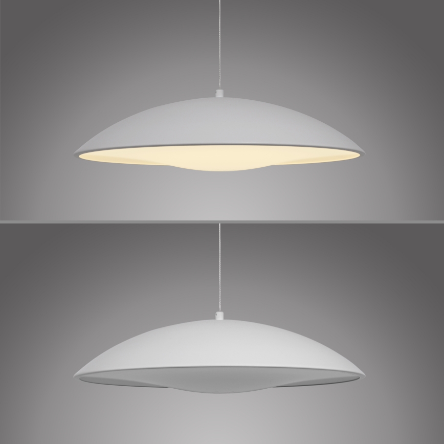 Schöner Wohnen 14606-16 - LENTE himmennettävä riippuvalaisin vaijerilla LED/17W/230V halkaisija 40 cm valkoinen