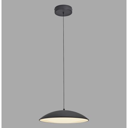 Schöner Wohnen 14606-18 - himmennettävä LED-riippuvalaisin vaijerilla LENTE LED/17W/230V Ø 40 cm musta