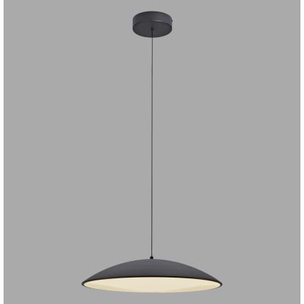 Schöner Wohnen 14607-18 - LENTE himmennettävä riippuvalaisin vaijerilla, LED/23W/230V, halkaisija 50 cm, musta