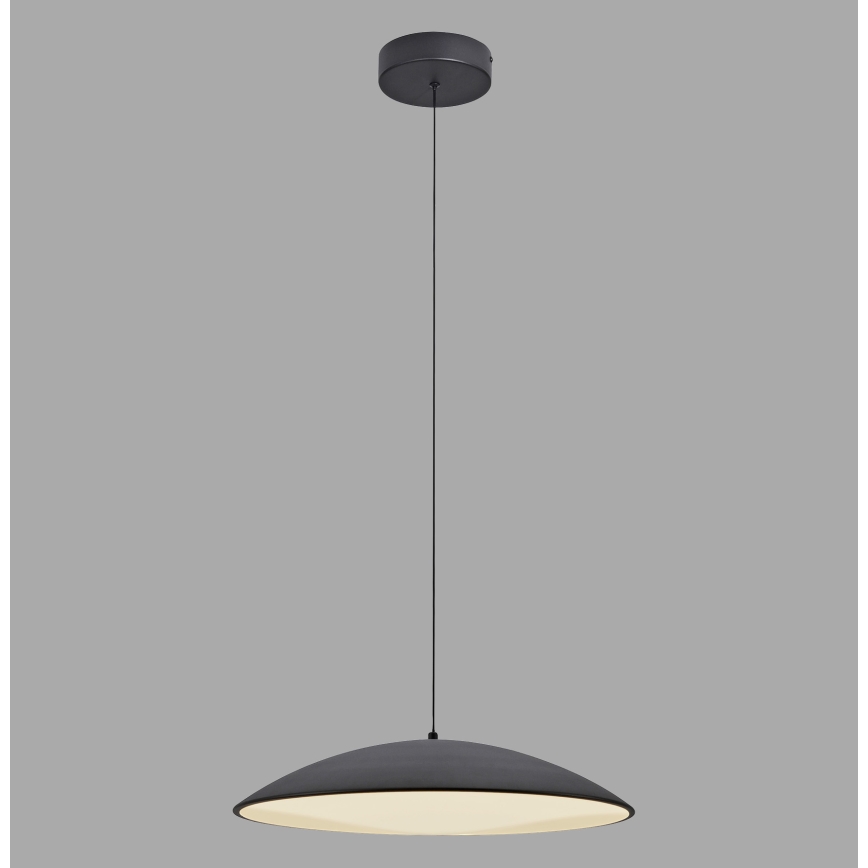 Schöner Wohnen 14607-18 - LENTE himmennettävä riippuvalaisin vaijerilla, LED/23W/230V, halkaisija 50 cm, musta