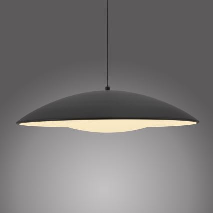 Schöner Wohnen 14607-18 - LENTE himmennettävä riippuvalaisin vaijerilla, LED/23W/230V, halkaisija 50 cm, musta
