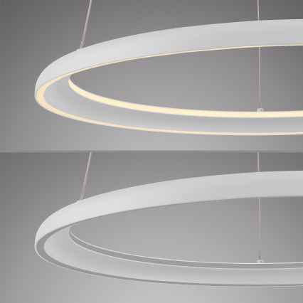 Schöner Wohnen 15570-16 - Himennettävä LED-riippuvalaisin kaapelilla QUILLO LED/36W/230V halkaisija 60 cm valkoinen