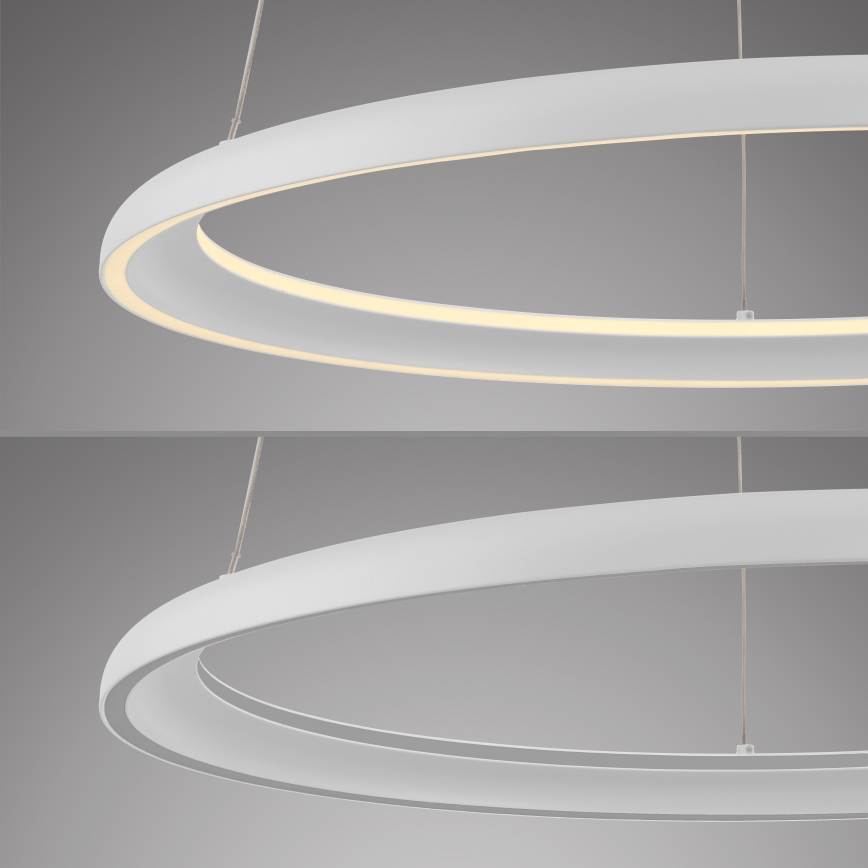 Schöner Wohnen 15570-16 - Himennettävä LED-riippuvalaisin kaapelilla QUILLO LED/36W/230V halkaisija 60 cm valkoinen