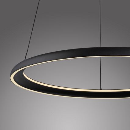 Schöner Wohnen 15570-18 - LED-himmennettävä vaijerilla roikkuva riippuvalaisin QUILLO LED/36W/230V halkaisija 60 cm musta