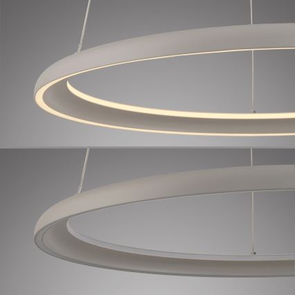 Schöner Wohnen 15570-39 - LED-himmennettävä riippuvalaisin kaapelilla QUILLO LED/36W/230V, halkaisija 60 cm, harmaa