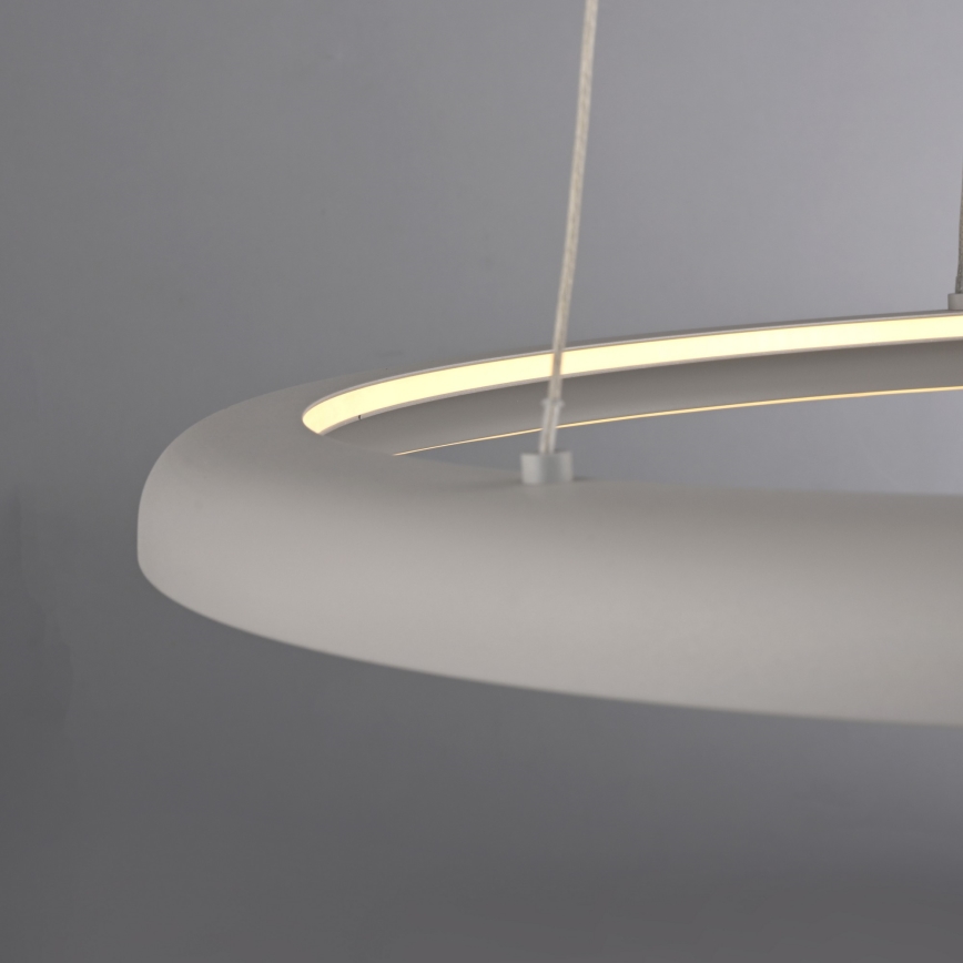 Schöner Wohnen 15570-39 - LED-himmennettävä riippuvalaisin kaapelilla QUILLO LED/36W/230V, halkaisija 60 cm, harmaa