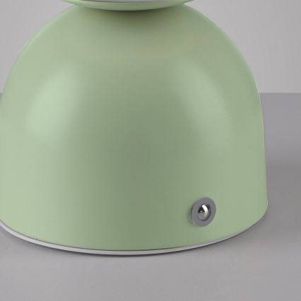 Schöner Wohnen 19218-43 - LED-himmennettävä kosketusohjattu ladattava pöytävalaisin RUDI LED/1,2W/5V 3000-6000K 1200 mAh vihreä