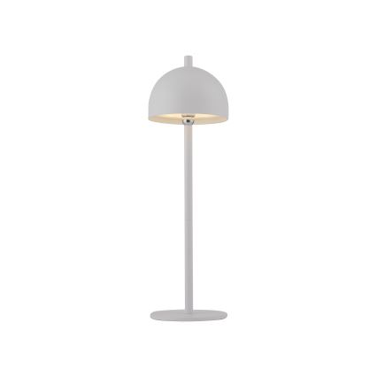 Schöner Wohnen 19244-16 - himmennettävä kosketusohjattu ladattava ulkokäyttöinen pöytälamppu BELLIS LED/2,5W/5V 2600 mAh IP54 valkoinen