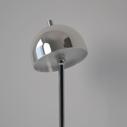 Schöner Wohnen 19244-17 - LED-himmennettävä kosketustoiminen ladattava ulkokäyttöön tarkoitettu pöytävalaisin BELLIS LED/2,5W/5V 2600 mAh IP54 kiiltävä kromi