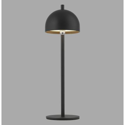 Schöner Wohnen 19244-18 - BELLIS ulkokäyttöön sopiva ladattava LED-pöytävalaisin, himmennettävä kosketusohjauksella, LED/2,5W/5V, 2600 mAh, IP54, musta