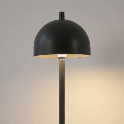 Schöner Wohnen 19244-18 - BELLIS ulkokäyttöön sopiva ladattava LED-pöytävalaisin, himmennettävä kosketusohjauksella, LED/2,5W/5V, 2600 mAh, IP54, musta