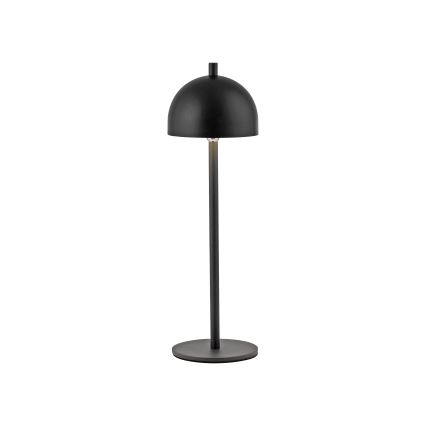 Schöner Wohnen 19244-18 - BELLIS ulkokäyttöön sopiva ladattava LED-pöytävalaisin, himmennettävä kosketusohjauksella, LED/2,5W/5V, 2600 mAh, IP54, musta