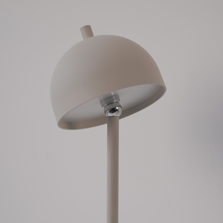 Schöner Wohnen 19244-39 - LED-himmennettävä, kosketuksella ohjattava ja ladattava ulkokäyttöinen pöytälamppu BELLIS, LED/2,5W/5V, 2600 mAh, IP54, harmaa