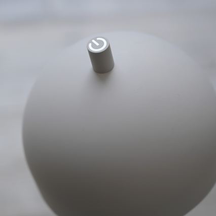 Schöner Wohnen 19244-39 - LED-himmennettävä, kosketuksella ohjattava ja ladattava ulkokäyttöinen pöytälamppu BELLIS, LED/2,5W/5V, 2600 mAh, IP54, harmaa