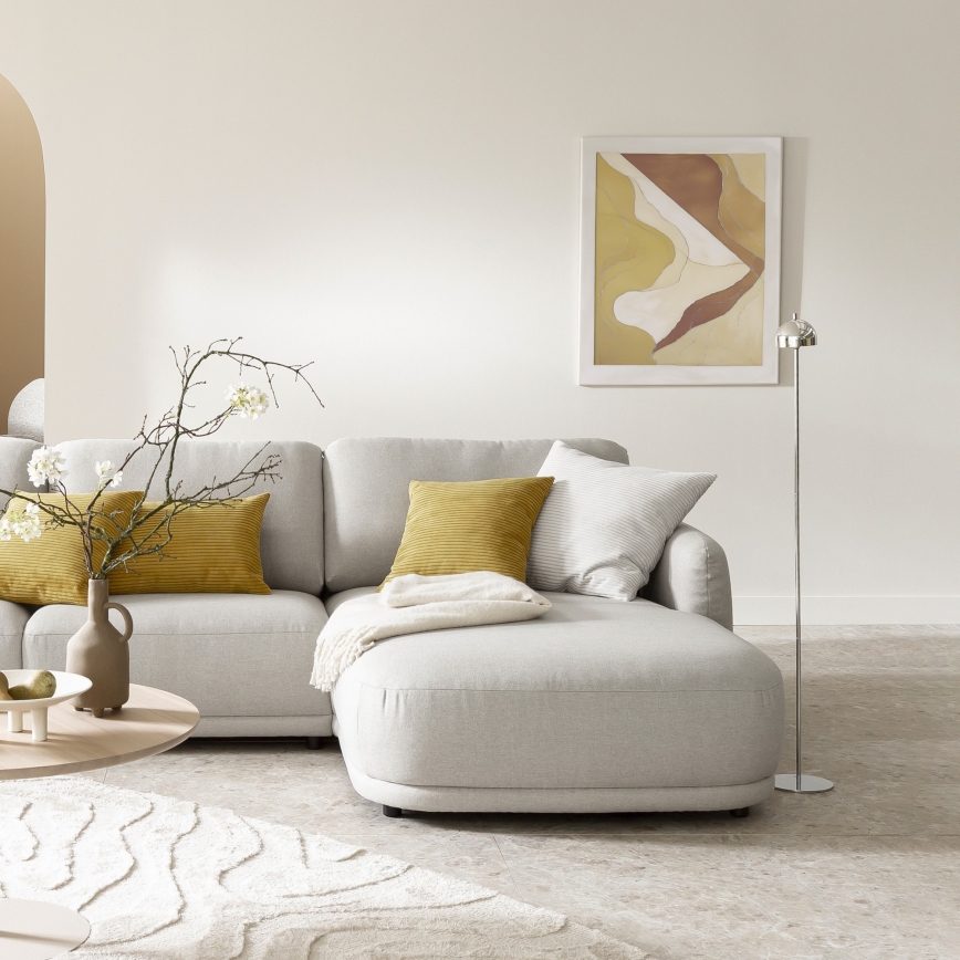 Schöner Wohnen 19245-17 - BELLIS himmennettävä kosketusohjattu ladattava LED-lattiavalaisin ulkokäyttöön LED/2,5W/5V 2600 mAh IP54 kiiltävä kromi