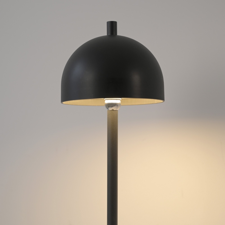 Schöner Wohnen 19245-18 - LED himmennettävä kosketusohjattu ladattava ulkokäyttöön sopiva lattiavalaisin BELLIS LED/2,5W/5V 2600 mAh IP54 musta
