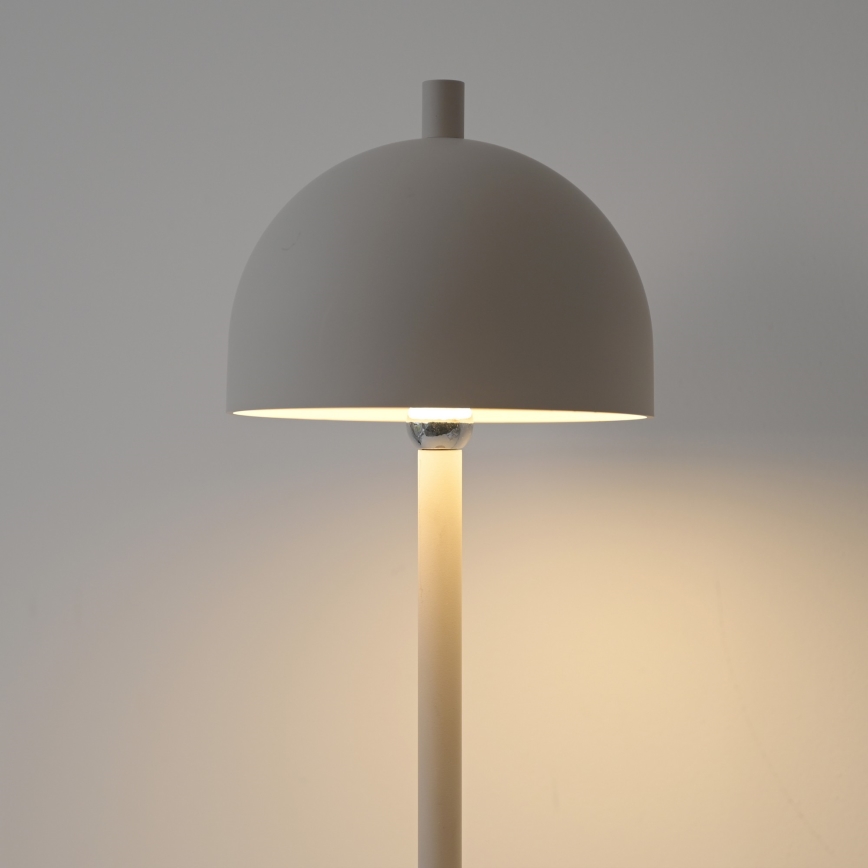 Schöner Wohnen 19245-39 - Himennettävä, kosketusohjattu ladattava ulkolattiavalaisin BELLIS LED/2,5W/5V 2600 mAh IP54 harmaa