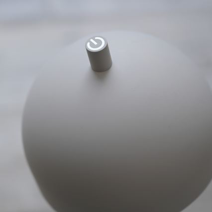 Schöner Wohnen 19245-39 - Himennettävä, kosketusohjattu ladattava ulkolattiavalaisin BELLIS LED/2,5W/5V 2600 mAh IP54 harmaa