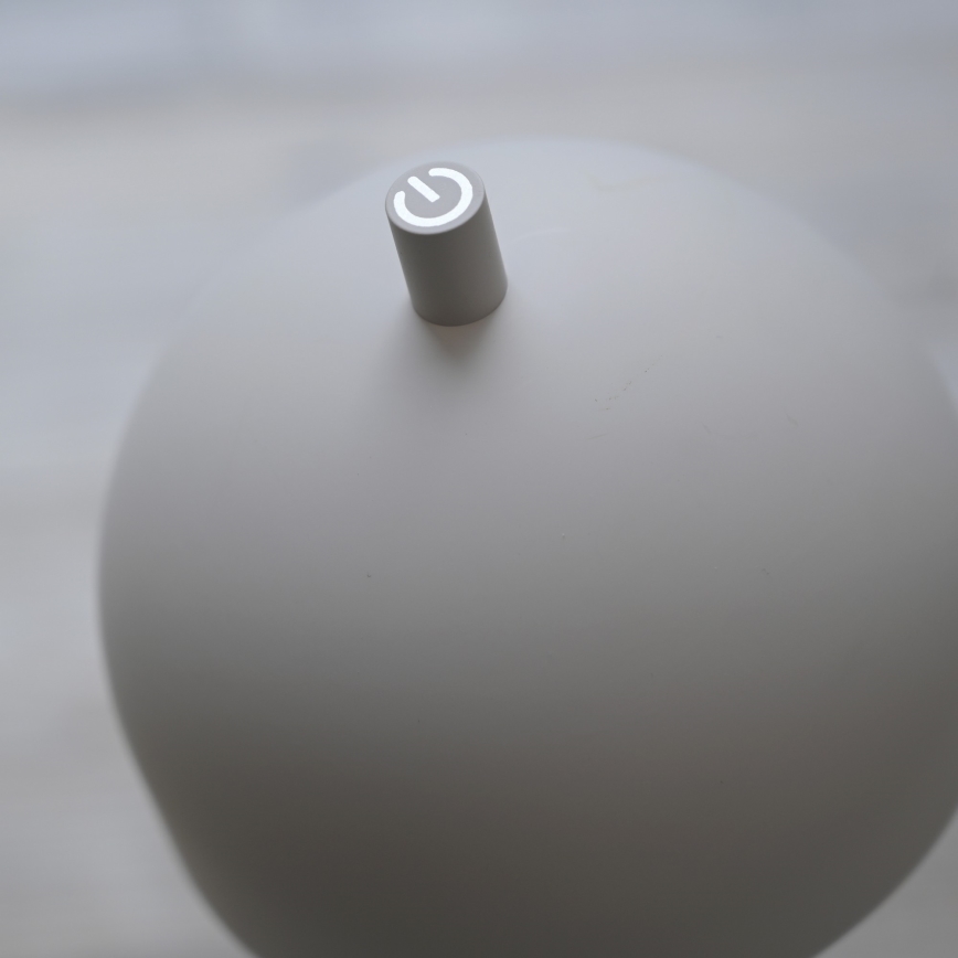 Schöner Wohnen 19245-39 - Himennettävä, kosketusohjattu ladattava ulkolattiavalaisin BELLIS LED/2,5W/5V 2600 mAh IP54 harmaa