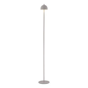 Schöner Wohnen 19245-39 - Himennettävä, kosketusohjattu ladattava ulkolattiavalaisin BELLIS LED/2,5W/5V 2600 mAh IP54 harmaa