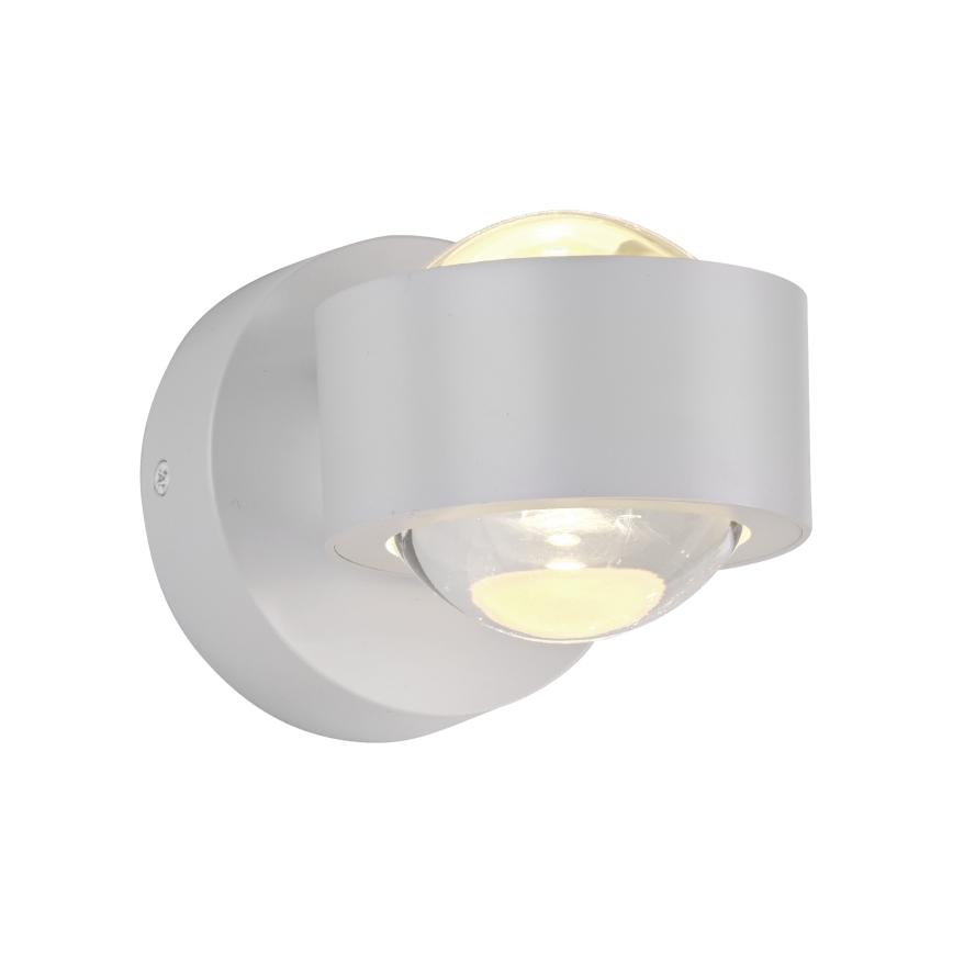 Schöner Wohnen 19331-16 - LED-seinävalaisin CHIA 2xLED/2W/230V valkoinen