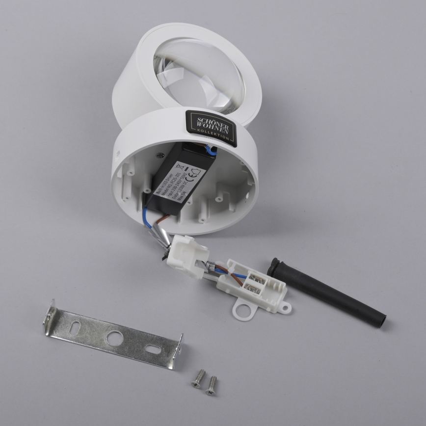 Schöner Wohnen 19331-16 - LED-seinävalaisin CHIA 2xLED/2W/230V valkoinen