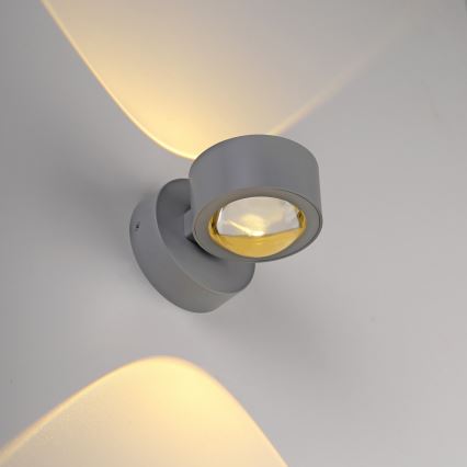 Schöner Wohnen 19331-21 - LED-seinävalaisin CHIA 2xLED/2W/230V antrasiitti