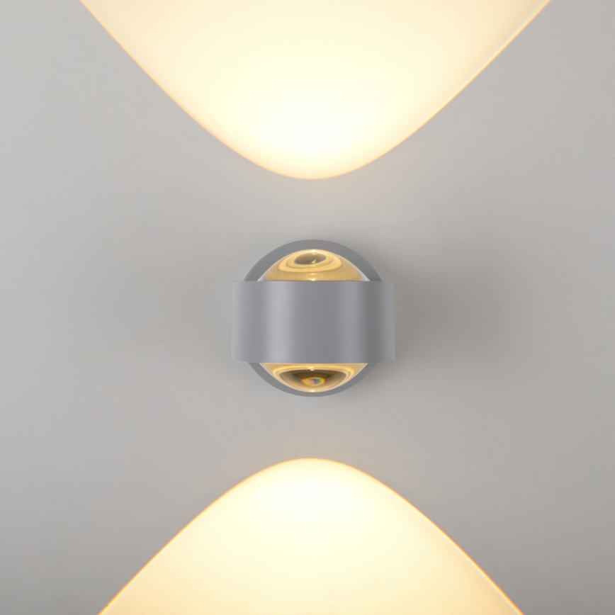 Schöner Wohnen 19331-21 - LED-seinävalaisin CHIA 2xLED/2W/230V antrasiitti