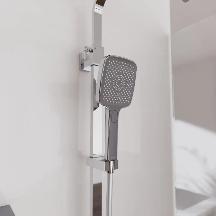 Schütte 60531 - OCEAN termostaattinen suihkusarja, kiiltävä kromi/antrasiitti